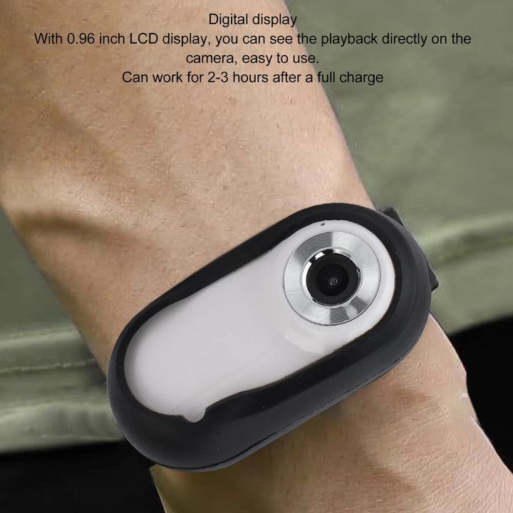 Cámara para collar de mascotas, recargable por USB, pantalla LCD HD 1080P, ligera, compatible con funciones de video y fotografía para gatos.
